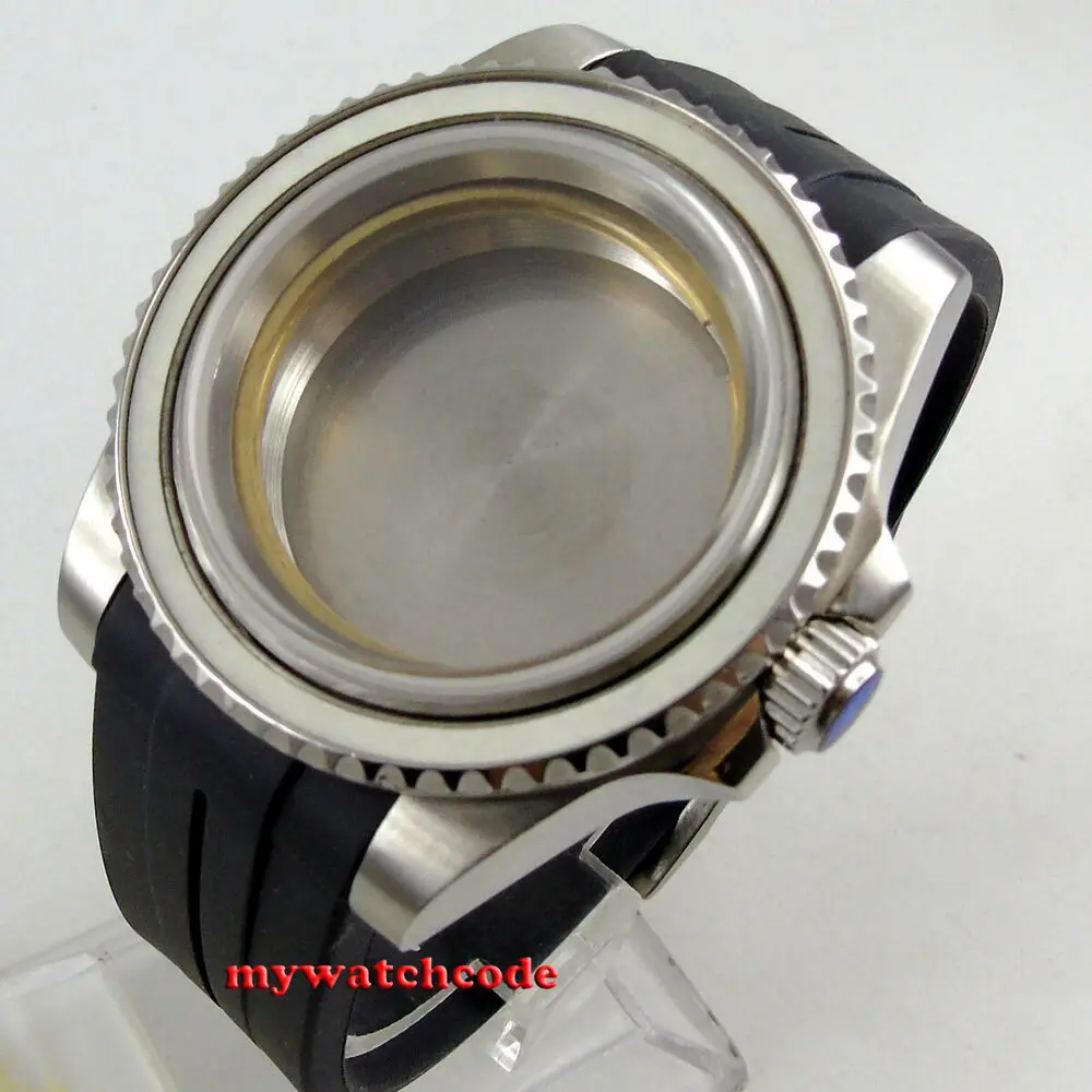 

40mm Sapphire Glasss Sub Watch Case Fit Japan NH35 NH36 ETA 2824 2836 Miyota 8215 mingzhu 3804 2813 MOVEMENT