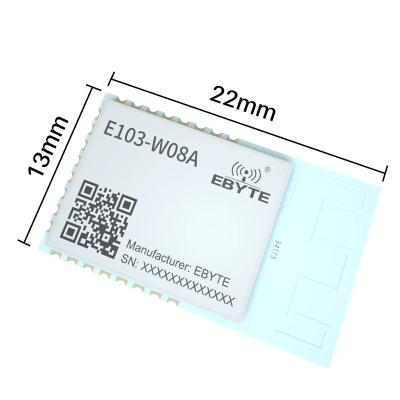 2.4G Wifi Dual ARM Core LP Consumption PCB Antenna Wireless WIFI Module TCP HTTP Client MQTT E103-W08A IoT Wireless Module
2.4G Wifi Dual ARM Core LP Consumption PCB Antenna Wireless WIFI Module TCP HTTP Client MQTT E103-W08A IoT Wireless Module