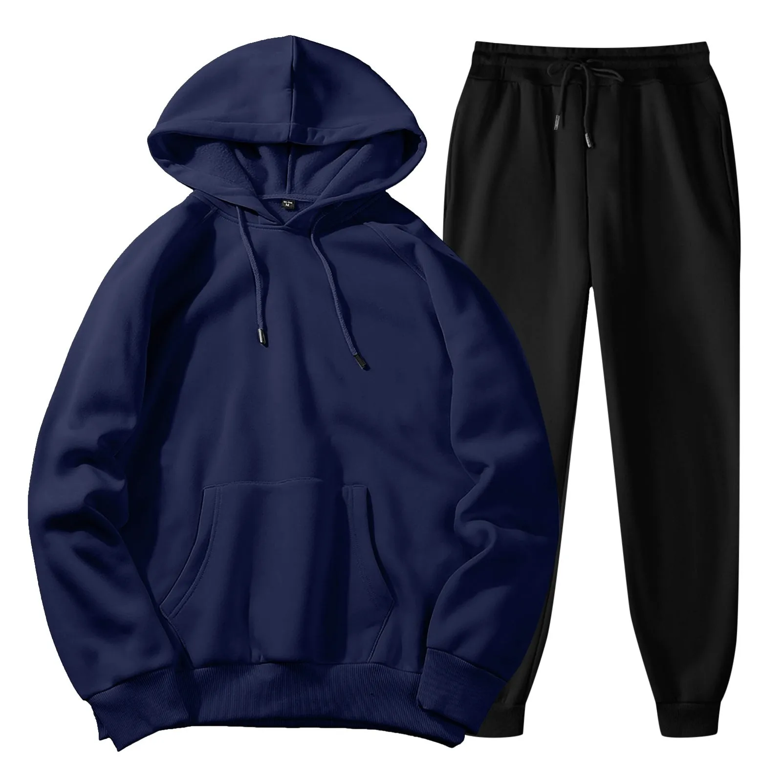Men Hoodie With Pants Two Piece Set Plus Leisure Winter Fleece Hooded Plush Sweatshirt And Drawstring Pants Sweatershirt Top Men
Men Hoodie With Pants Two Piece Set Plus Leisure Winter Fleece Hooded Plush Sweatshirt And Drawstring Pants Sweatershirt Top Men