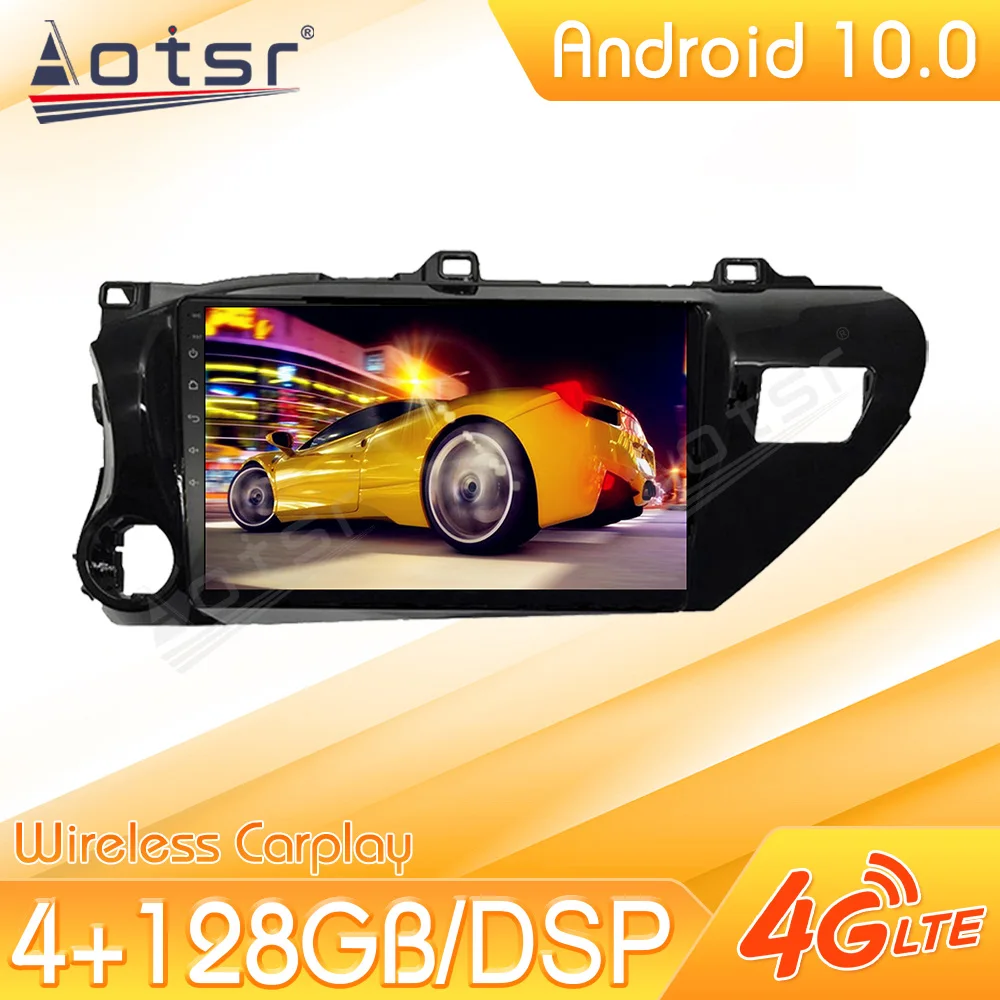 4+128GB Android Car Multimedia Stereo Player For Toyota Hilux 2016 2017 2018 Tape Radio Recorder Video GPS Navi Head Unit 2 Din
4+128GB Android Car Multimedia Stereo Player For Toyota Hilux 2016 2017 2018 Tape Radio Recorder Video GPS Navi Head Unit 2 Din