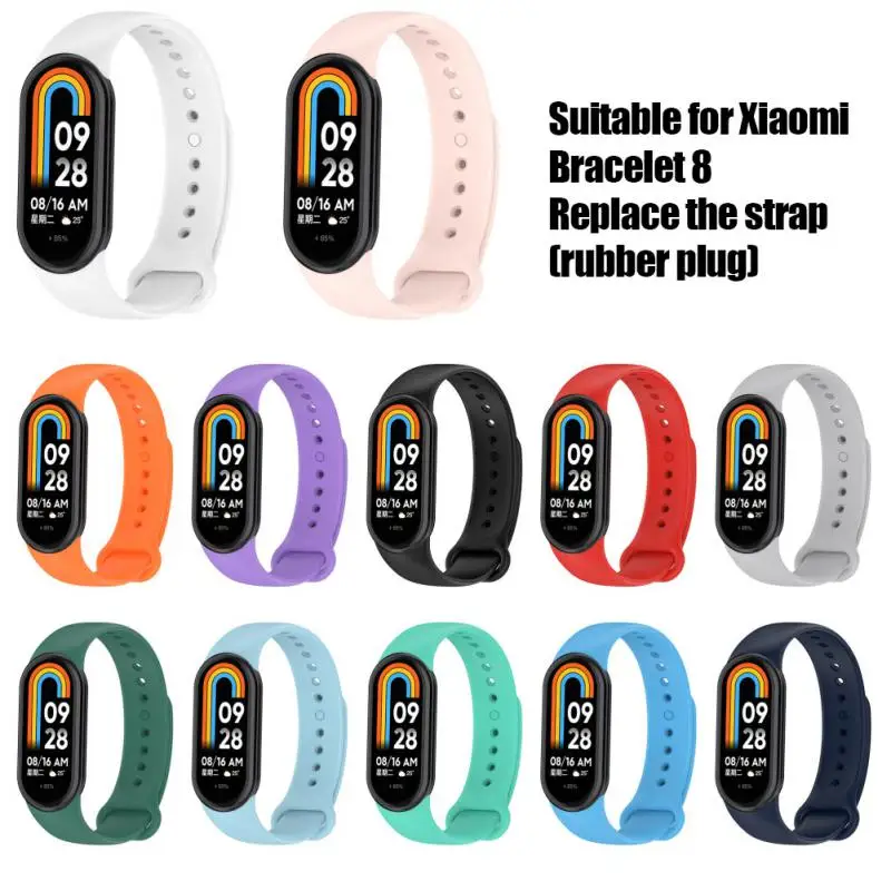 Силиконовый ремешок для Xiaomi Band 8, сменный Браслет с разноцветной пряжкой для наручных смарт-часов Mi Band 8
Силиконовый ремешок для Xiaomi Band 8, сменный Браслет с разноцветной пряжкой для наручных смарт-часов Mi Band 8