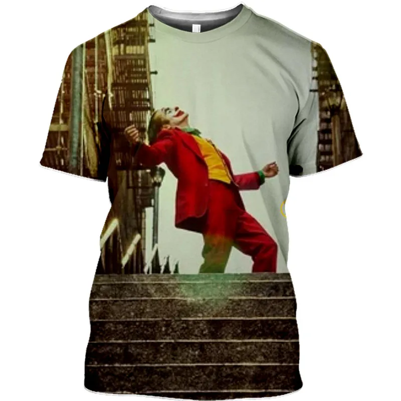 NEW Horror Movie Joker 3D Printed Men's T Shirt Clown Pattern Summer O Neck Short Sleeve Casual Versatile Oversized Unisex Top
NEW Horror Movie Joker 3D Printed Men's T Shirt Clown Pattern Summer O Neck Short Sleeve Casual Versatile Oversized Unisex Top