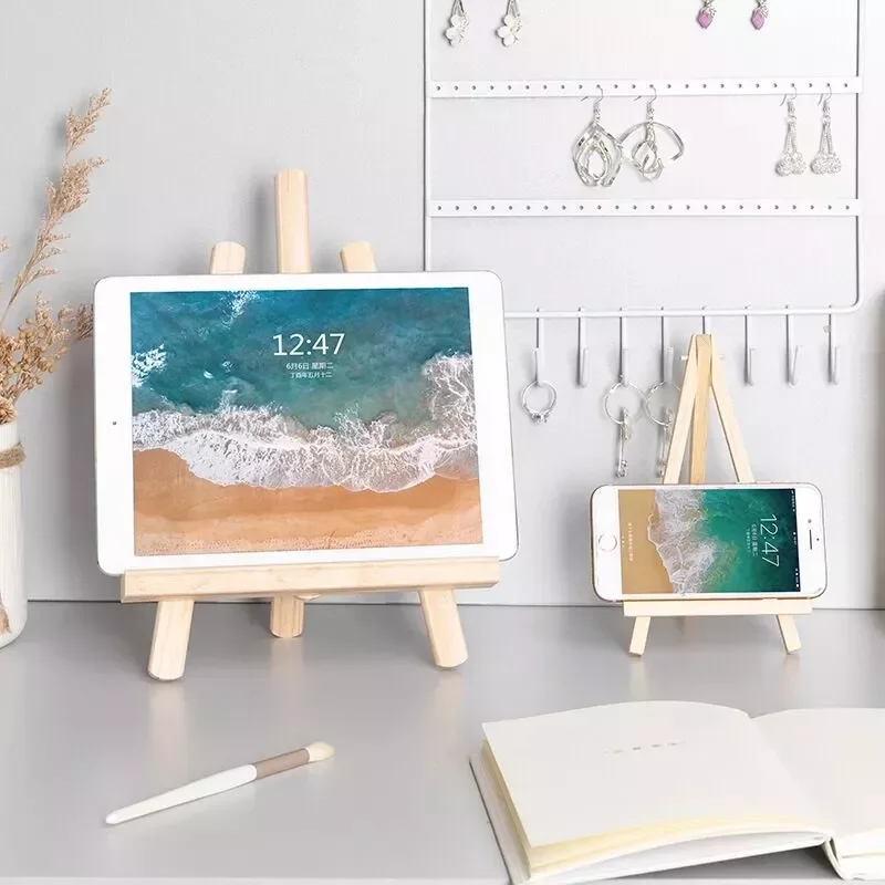Foldable Desktop Wooden Holder For iPad Mobile Phone Tablet PC Stand Holder Book Holder Mini Easel
Foldable Desktop Wooden Holder For iPad Mobile Phone Tablet PC Stand Holder Book Holder Mini Easel