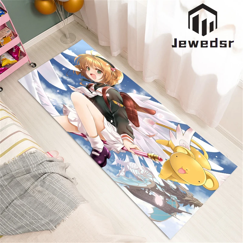 Home Kitchen Mat for Hallway on the Floor Sakura Card Captor Bedroom Carpet Bathroom Rug Doormat Entrance Door Rugs Living Room
Home Kitchen Mat for Hallway on the Floor Sakura Card Captor Bedroom Carpet Bathroom Rug Doormat Entrance Door Rugs Living Room