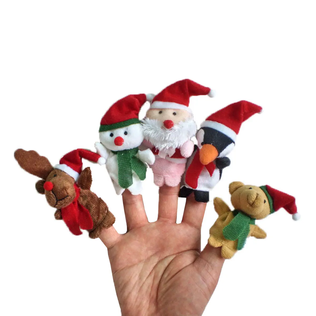 10pcs Finger Puppets Christmas Santadeer Snowman Puppet Hand Children Dolls Xmas Animal Reindeer Kids Plush Mini Cartoon Holiday
10pcs Finger Puppets Christmas Santadeer Snowman Puppet Hand Children Dolls Xmas Animal Reindeer Kids Plush Mini Cartoon Holiday