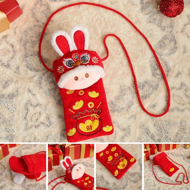 Конверты с кроличьими ушками Hong Bao, красные конверты на китайский новый год, праздничные сумочки с кроликами для взрослых и детей, 2023 год
Конверты с кроличьими ушками Hong Bao, красные конверты на китайский новый год, праздничные сумочки с кроликами для взрослых и детей, 2023 год