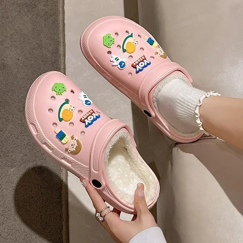 Croc Winter Women Heels Slippers Outdoor Platform Clogs Sandals Female EVA Light Non-slip Home Slides Flip Flop Garden Shoe
Croc Winter Women Heels Slippers Outdoor Platform Clogs Sandals Female EVA Light Non-slip Home Slides Flip Flop Garden Shoe