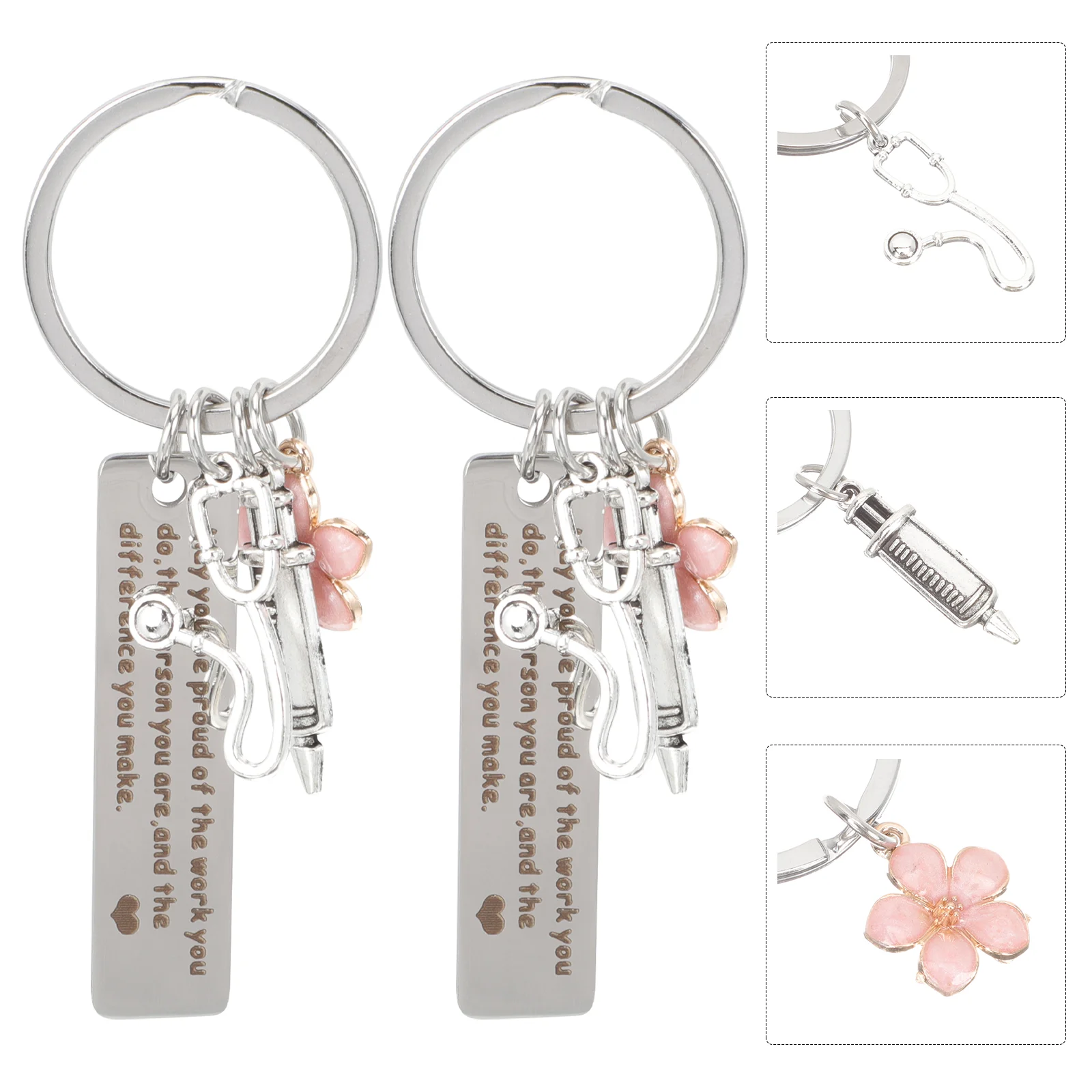 2 Pcs Nurses Day Keychain Charm Bay Pendant Chains Car Keys Portable Purse Charms Metal Decor Theme Party Favor Handbag Miss
2 Pcs Nurses Day Keychain Charm Bay Pendant Chains Car Keys Portable Purse Charms Metal Decor Theme Party Favor Handbag Miss