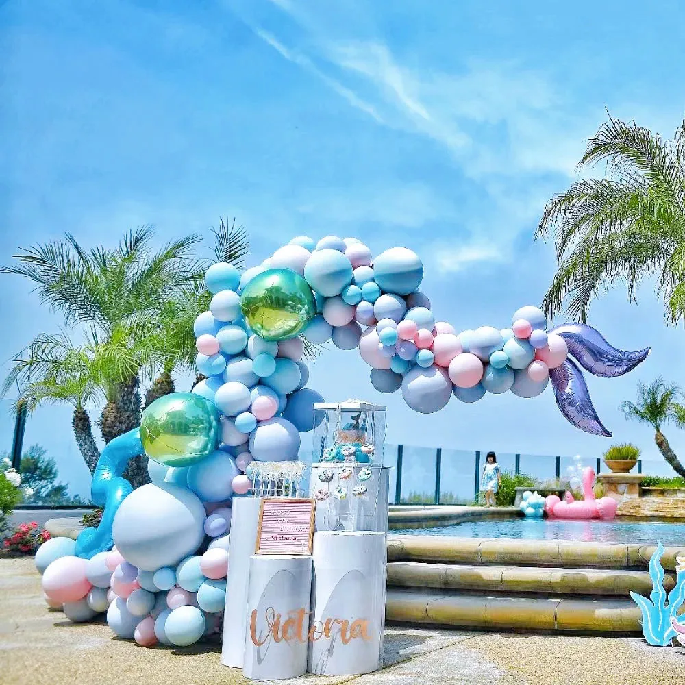 137pcs Mermaid Themed Party Balloon Garland Arched Pink Blue Balloons Baby Shower Birthday Party Wedding Decor Supplies Globos
137pcs Mermaid Themed Party Balloon Garland Arched Pink Blue Balloons Baby Shower Birthday Party Wedding Decor Supplies Globos