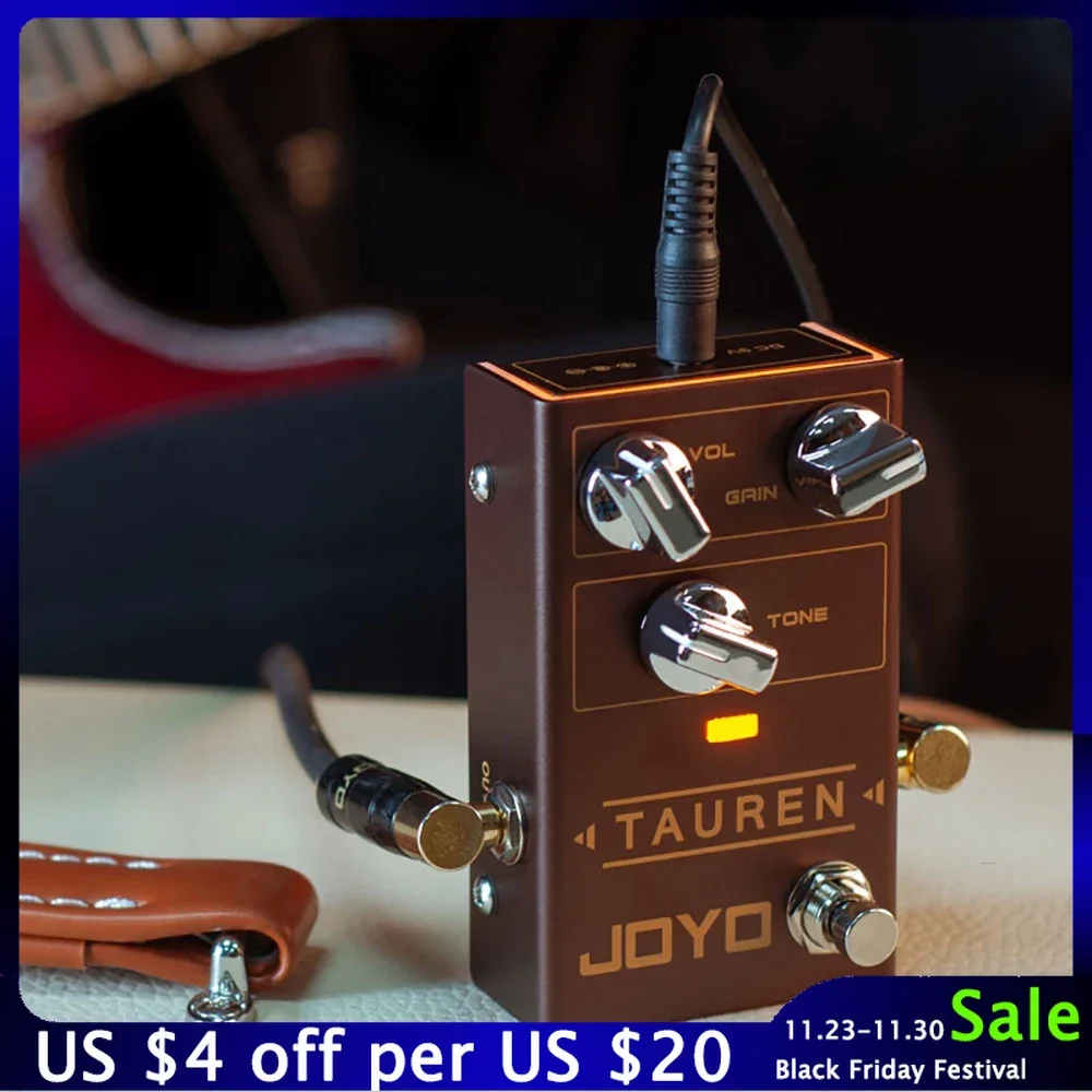 JOYO R-01 Effect Pedal Tauren Overdrive High Gain Pedal Effect for Electric Guitar Overload Pedal Guitar Parts Accessories
JOYO R-01 Effect Pedal Tauren Overdrive High Gain Pedal Effect for Electric Guitar Overload Pedal Guitar Parts Accessories