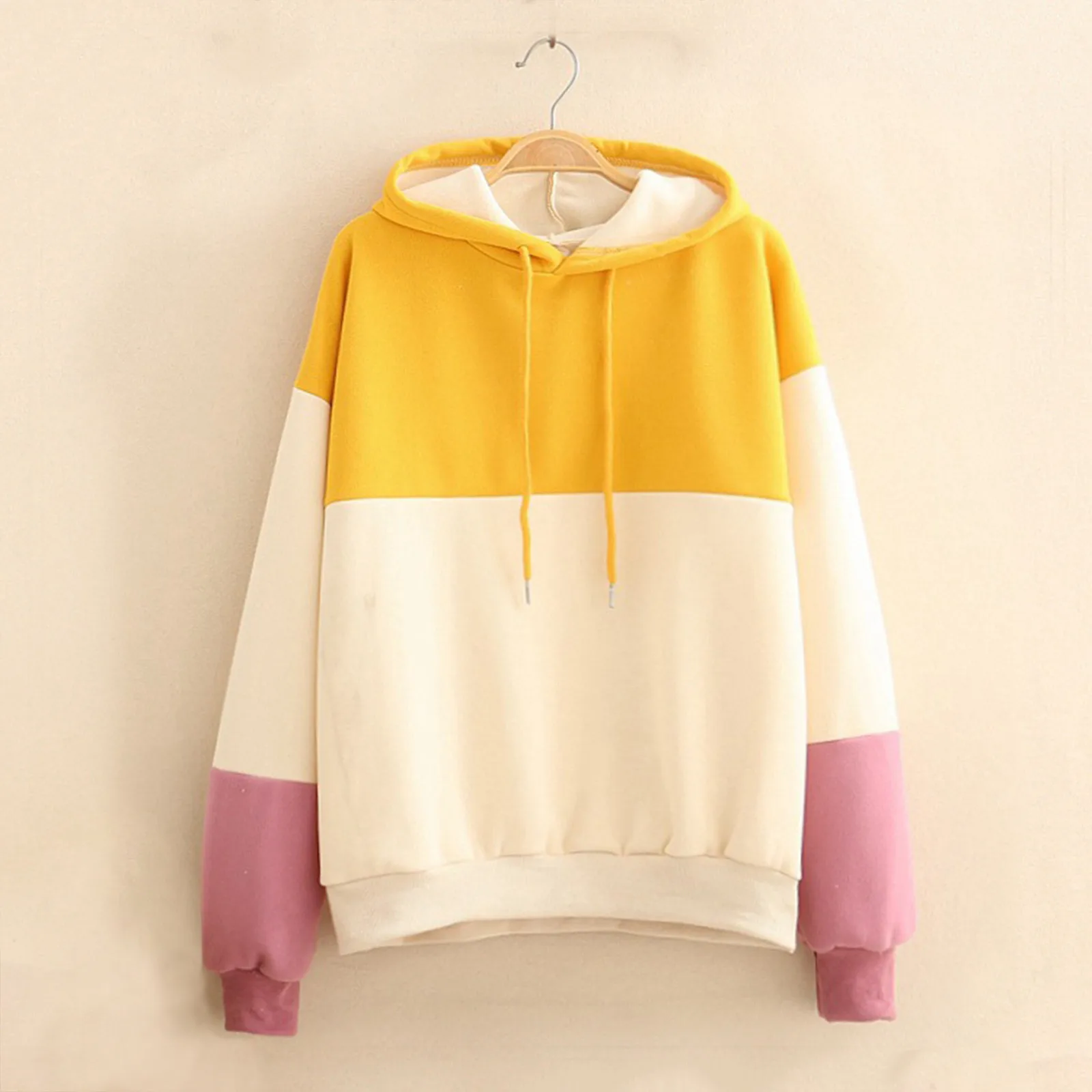 Splice Fashion Sleeve Patchwork Long Women Tops Casual Print Sweatshirt Women's Hooded Full Zip Sweatshirt Womens Hooded Ponchos
Splice Fashion Sleeve Patchwork Long Women Tops Casual Print Sweatshirt Women's Hooded Full Zip Sweatshirt Womens Hooded Ponchos