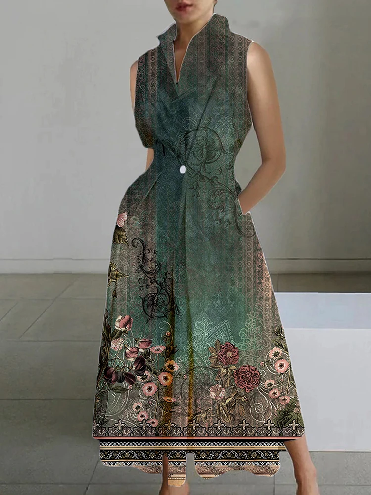 2023 New Women Elegant Loungewear Party Dress Summer Holiday Printed Sleeveless V-Neck Ladies Maxi Dress Streetwear Dropshipping
2023 New Women Elegant Loungewear Party Dress Summer Holiday Printed Sleeveless V-Neck Ladies Maxi Dress Streetwear Dropshipping