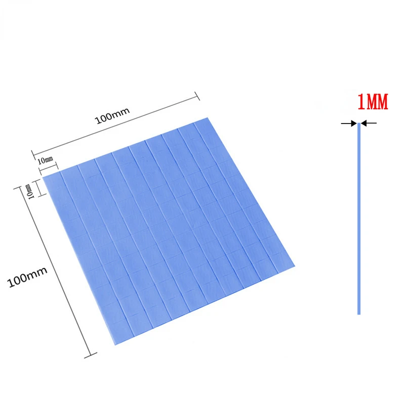 100 Pcs Thermal Pad GPU CPU Heatsink Cooling Conductive Silicone Pad High Performance Thermal Pads
100 Pcs Thermal Pad GPU CPU Heatsink Cooling Conductive Silicone Pad High Performance Thermal Pads