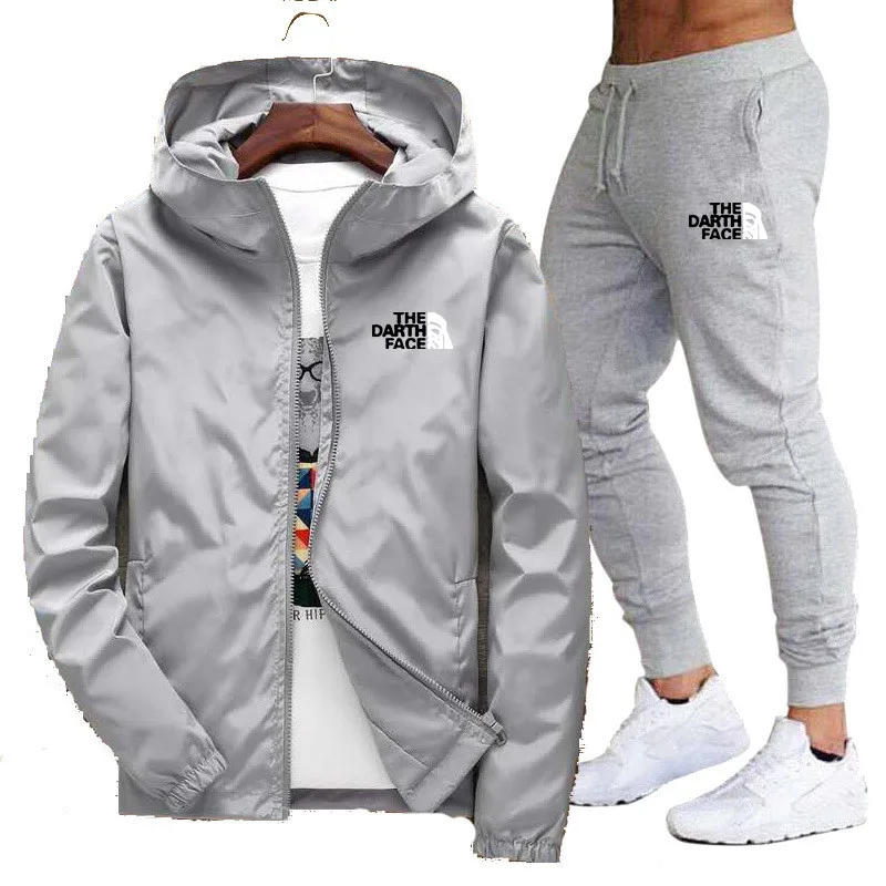 Men's Casual Jacket Set Spring And Autumn Men's Coat Thin Windbreaker + Sports Pants Two-Piece Men's Hoodie Slim Fit Pants
Men's Casual Jacket Set Spring And Autumn Men's Coat Thin Windbreaker + Sports Pants Two-Piece Men's Hoodie Slim Fit Pants