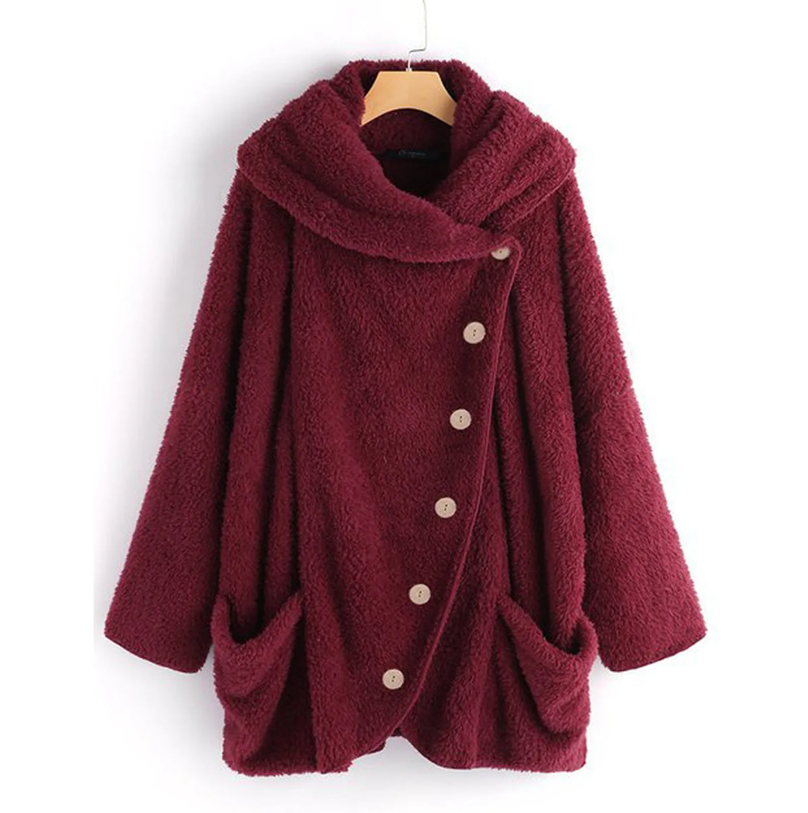 Jackets for Women Falls Jacket Cloak Women h Fleece Jacket Womens Lapel Fleece Open Front Coat with Pockets Outerwear
Jackets for Women Falls Jacket Cloak Women h Fleece Jacket Womens Lapel Fleece Open Front Coat with Pockets Outerwear