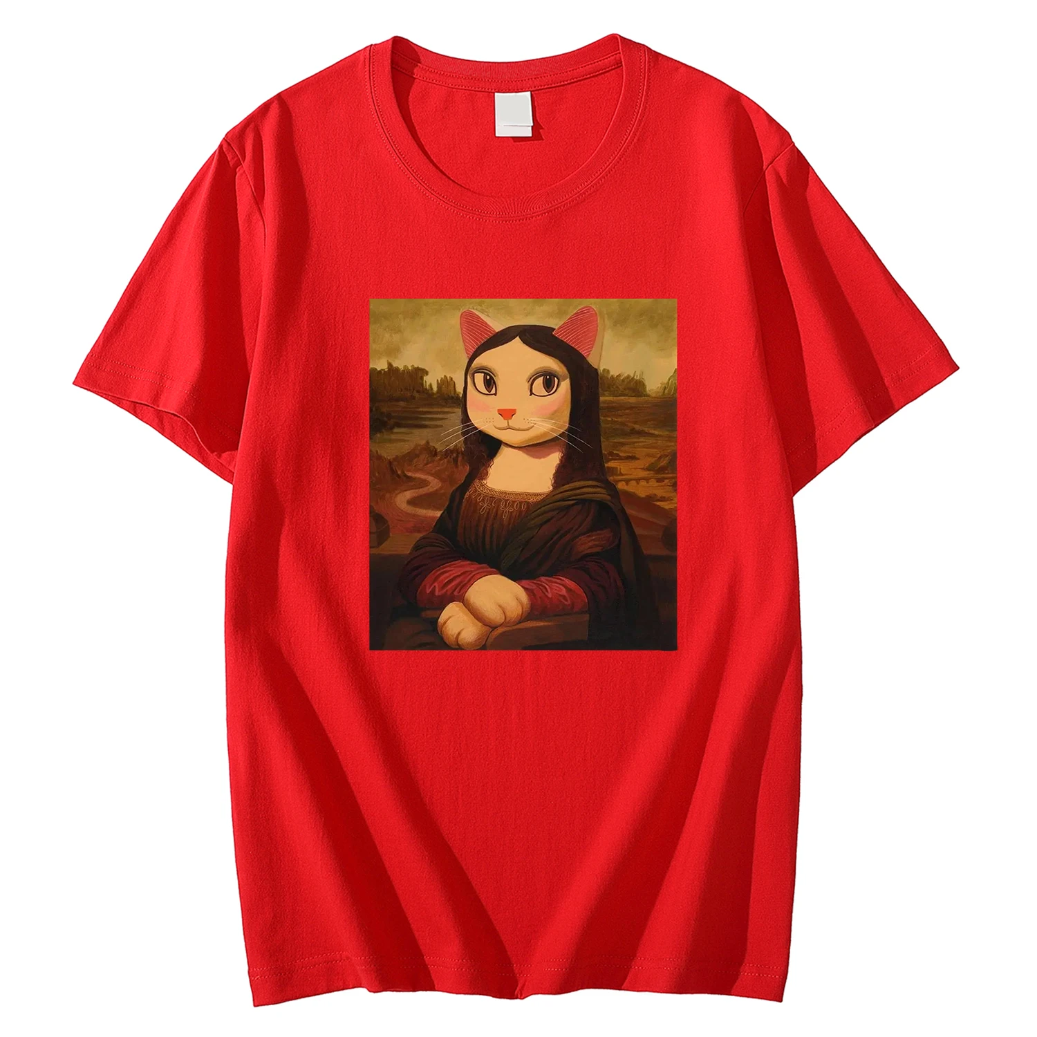 Famous Painting Cat Cotton Good Quality T-Shirt 2023 New Summer Short Men's Sleeve Printed Top Tee Shirt Clothing Free Shipping
Famous Painting Cat Cotton Good Quality T-Shirt 2023 New Summer Short Men's Sleeve Printed Top Tee Shirt Clothing Free Shipping