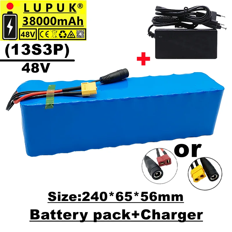 Новый 48В 38Ah 500W 13s3p XT60 18650 38ah комплект литий-ионный батарей, подходит для электрического велосипеда 220В, оснащен bms + зарядным устройством
Новый 48В 38Ah 500W 13s3p XT60 18650 38ah комплект литий-ионный батарей, подходит для электрического велосипеда 220В, оснащен bms + зарядным устройством