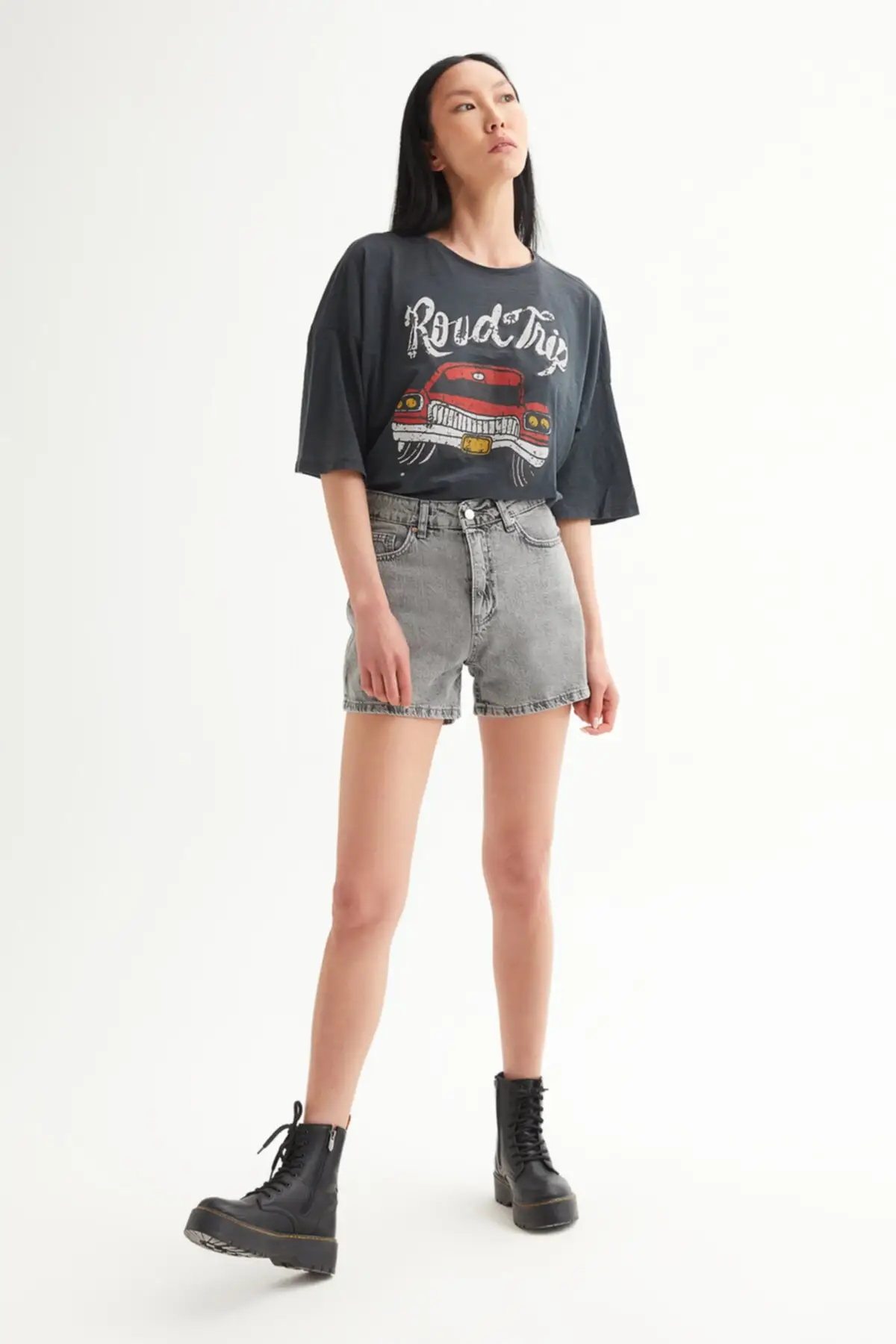 Women's Shorts Gray High Waist Mom Jean New Summer Fashion Bermuda Basic Short Pants Mini Trousers Short Pants
Women's Shorts Gray High Waist Mom Jean New Summer Fashion Bermuda Basic Short Pants Mini Trousers Short Pants