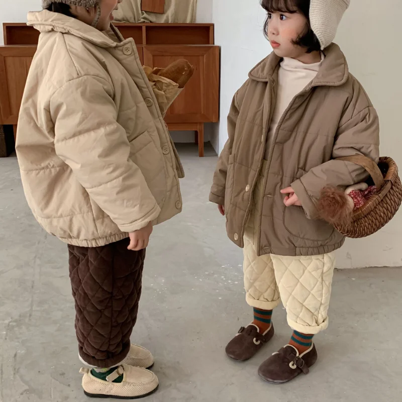1-7Year Kid's Bread Coat New Korean Children's Jacket 2022 Winter Cashmere Padded Casual Cotton Parka for Boys and Girls
1-7Year Kid's Bread Coat New Korean Children's Jacket 2022 Winter Cashmere Padded Casual Cotton Parka for Boys and Girls