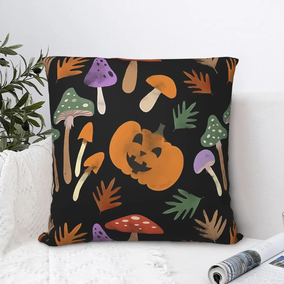 Halloween Forest Throw Pillow Case Gothic Backpack Cojines Case DIY Printed Washable For Chair Decor
Halloween Forest Throw Pillow Case Gothic Backpack Cojines Case DIY Printed Washable For Chair Decor