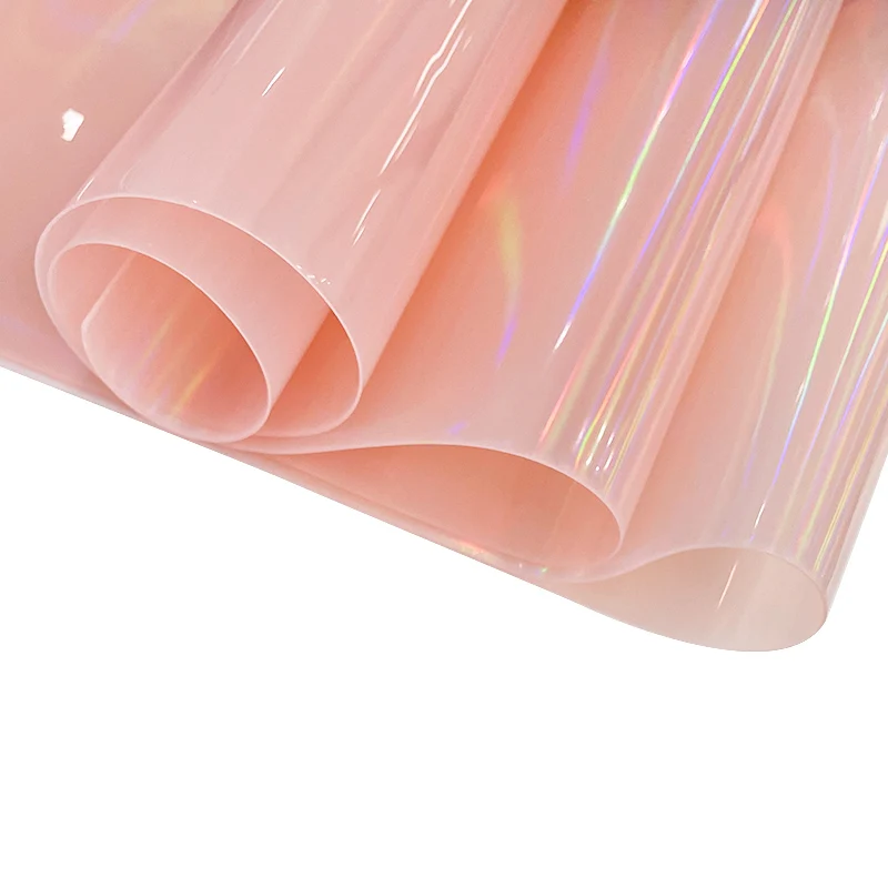 Holographic Vinyl Fabric TPU Bag Material Clear Faux Leather Sheets for Sewing PVC DIY Making Shoe Upper/Clothing/Handcraft
Holographic Vinyl Fabric TPU Bag Material Clear Faux Leather Sheets for Sewing PVC DIY Making Shoe Upper/Clothing/Handcraft