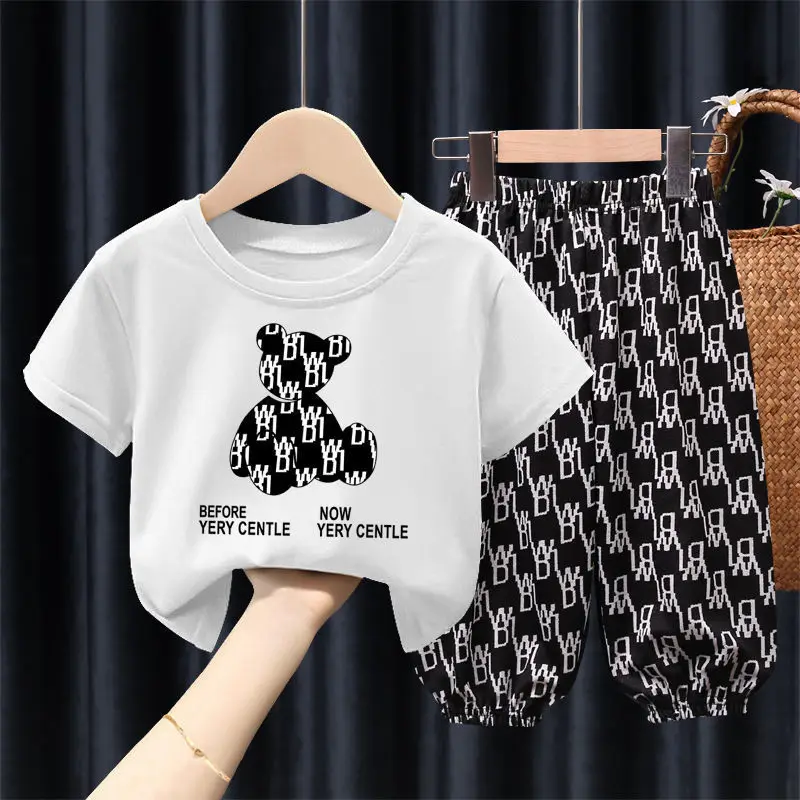 Children Clothing Sets Summer Baby Boy Clothes Baby Girls Short Sleeve T shirt+Pants 2pcs Suits Cotton Kids Boys Clothes
Children Clothing Sets Summer Baby Boy Clothes Baby Girls Short Sleeve T shirt+Pants 2pcs Suits Cotton Kids Boys Clothes