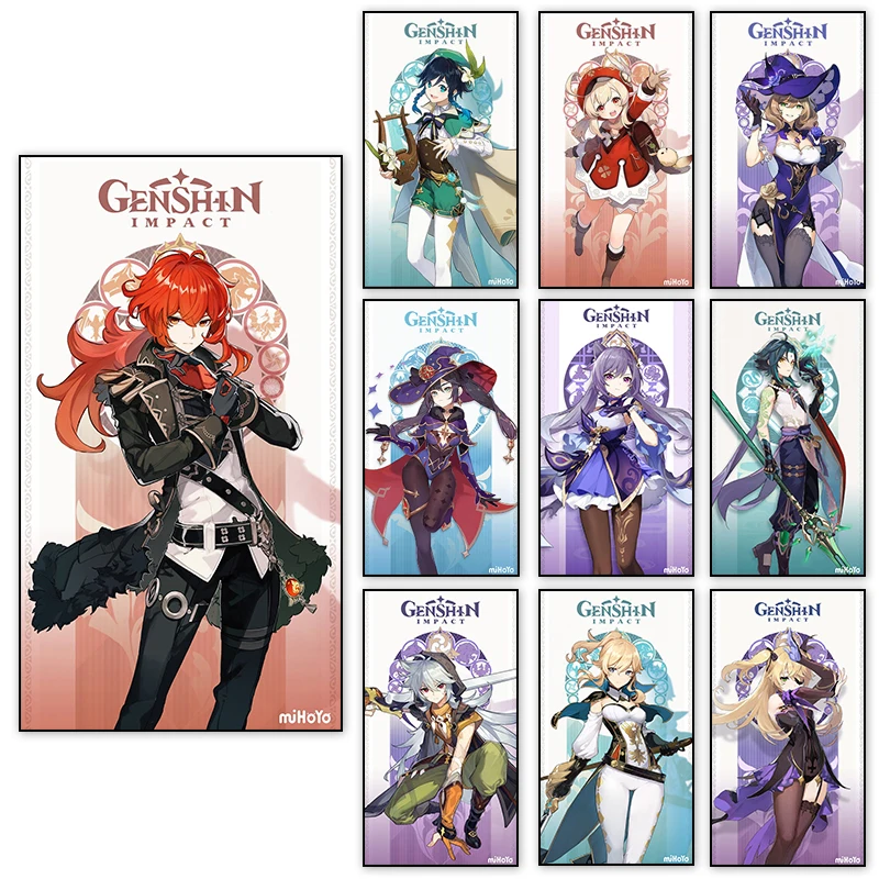 Аниме постеры Genshin Impact MiHoYo Game, фигурка разбавленного Венти Кли Лизы, Картина на холсте для спальни, домашний декор, настенные художественные ... 
Аниме постеры Genshin Impact MiHoYo Game, фигурка разбавленного Венти Кли Лизы, Картина на холсте для спальни, домашний декор, настенные художественные ...