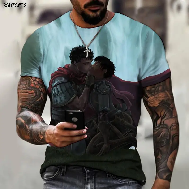 Cartoon Animation 3D Three-dimensional Art Printing Men's Oversized T-shirt Summer Spring Sports Fitness Short Sleeve
Cartoon Animation 3D Three-dimensional Art Printing Men's Oversized T-shirt Summer Spring Sports Fitness Short Sleeve