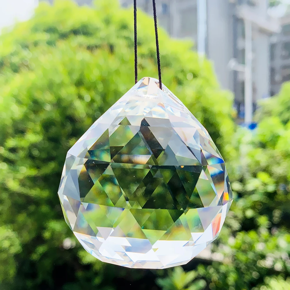Laser Cutting Faceted Prism Transparent Crystal Ball Refraction Suncatcher Chandelier Part Lighting Accessory Ceiling Decor 60MM
Laser Cutting Faceted Prism Transparent Crystal Ball Refraction Suncatcher Chandelier Part Lighting Accessory Ceiling Decor 60MM