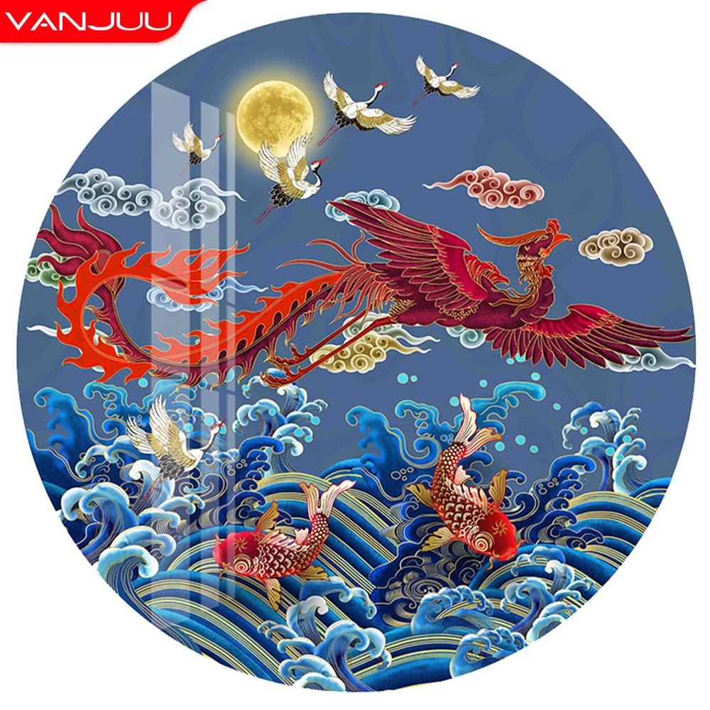 Cross Stitch Phoenix Koi Needlework embroidery DIY Kits 11CT Printed Canvas counted Hand thread embroidery Home Decor 
Cross Stitch Phoenix Koi Needlework embroidery DIY Kits 11CT Printed Canvas counted Hand thread embroidery Home Decor