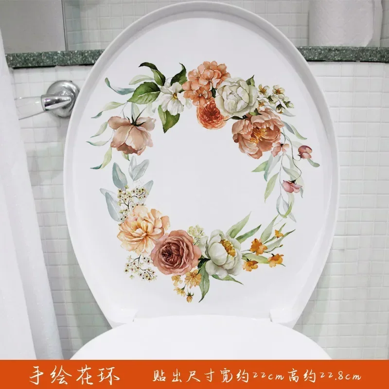 Минималистичные наклейки на унитаз с цветочным узором
Минималистичные наклейки на унитаз с цветочным узором