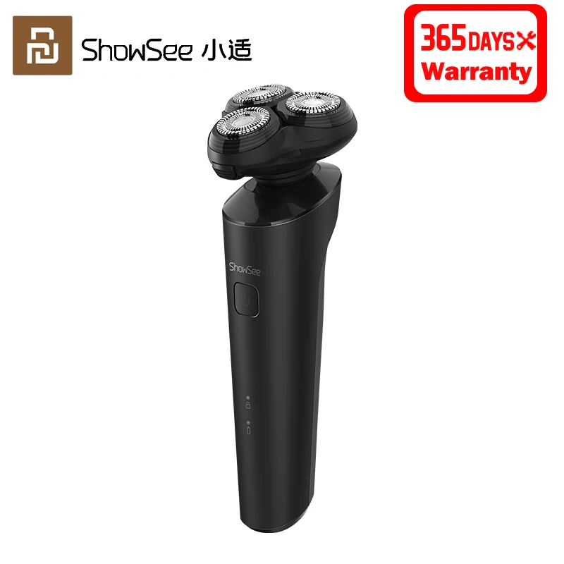 Youpin Showsee F303-BK Electric Shaver Dry Wet Shaver Floating 3 Blade IPX7 Waterproof Type-C Charging Beard Shaving Low Noise
Youpin Showsee F303-BK Electric Shaver Dry Wet Shaver Floating 3 Blade IPX7 Waterproof Type-C Charging Beard Shaving Low Noise