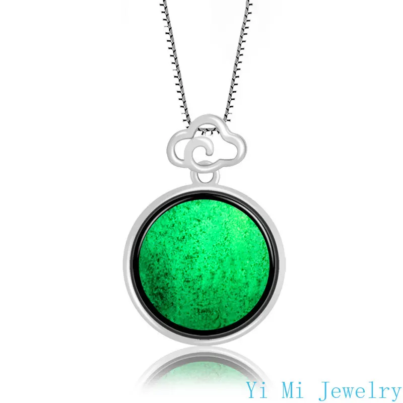 Natural A-grade Jade Pendant Ink Jade Wushi Brand Jade Pendant S925 Silver Inlaid Ice Pendant Fashion Women's Jewelry
Natural A-grade Jade Pendant Ink Jade Wushi Brand Jade Pendant S925 Silver Inlaid Ice Pendant Fashion Women's Jewelry