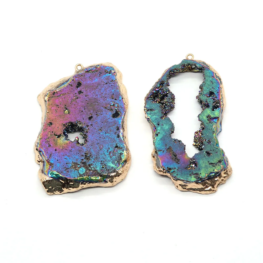 Agate Crystal Natural Stone Flat Round Pendant Is Used for Fashionable Charm Women's Necklace Bracelet Earrings DIY Production
Agate Crystal Natural Stone Flat Round Pendant Is Used for Fashionable Charm Women's Necklace Bracelet Earrings DIY Production