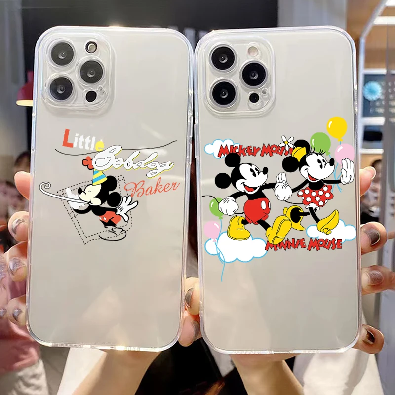 Disney Original Mickey Mouse For iPhone 13 12 11 Pro 12 13 Mini X XR XS Max 6 6S 7 8 Plus SE2 Clear Phone Case Shockproof Coque 
Disney Original Mickey Mouse For iPhone 13 12 11 Pro 12 13 Mini X XR XS Max 6 6S 7 8 Plus SE2 Clear Phone Case Shockproof Coque