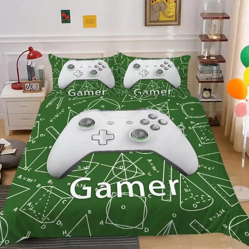 Gamepad Duvet Cover Set King Size Microfiber Soft Sky Galaxy Video Game Controller Gamepad Twin Bedding Set for Kids Teens Boys
Gamepad Duvet Cover Set King Size Microfiber Soft Sky Galaxy Video Game Controller Gamepad Twin Bedding Set for Kids Teens Boys