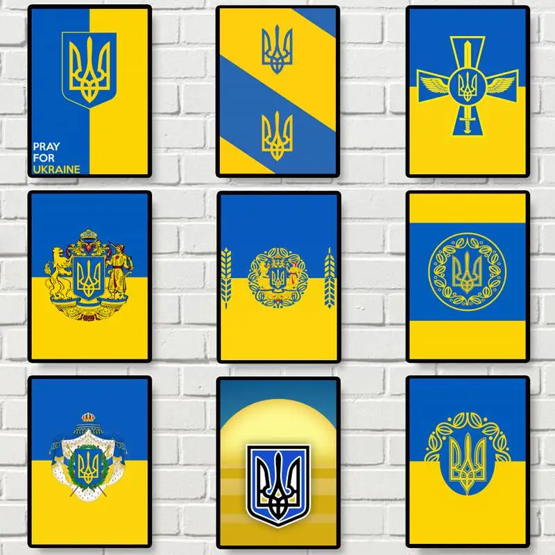 Модный постер с украинским флагом, плакаты, печатные настенные картины, украшение для гостиной и дома
Модный постер с украинским флагом, плакаты, печатные настенные картины, украшение для гостиной и дома