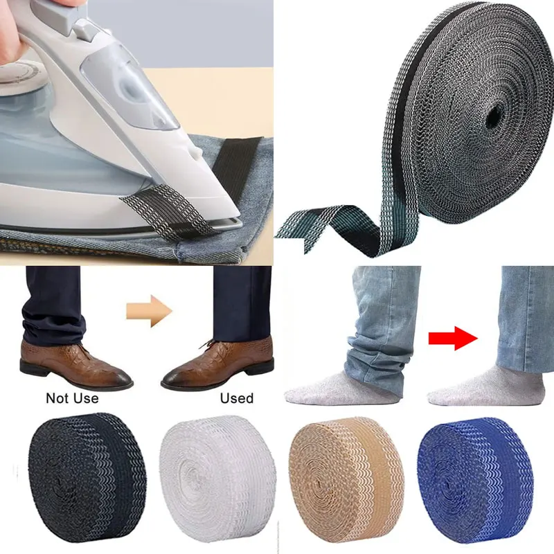2/5/10M DIY Iron on Pants Edge Shorten Self-adhesive Pants Paste Repair Pants Suit Pants Jeans Trousers Clothes for Adhesive Hem
2/5/10M DIY Iron on Pants Edge Shorten Self-adhesive Pants Paste Repair Pants Suit Pants Jeans Trousers Clothes for Adhesive Hem