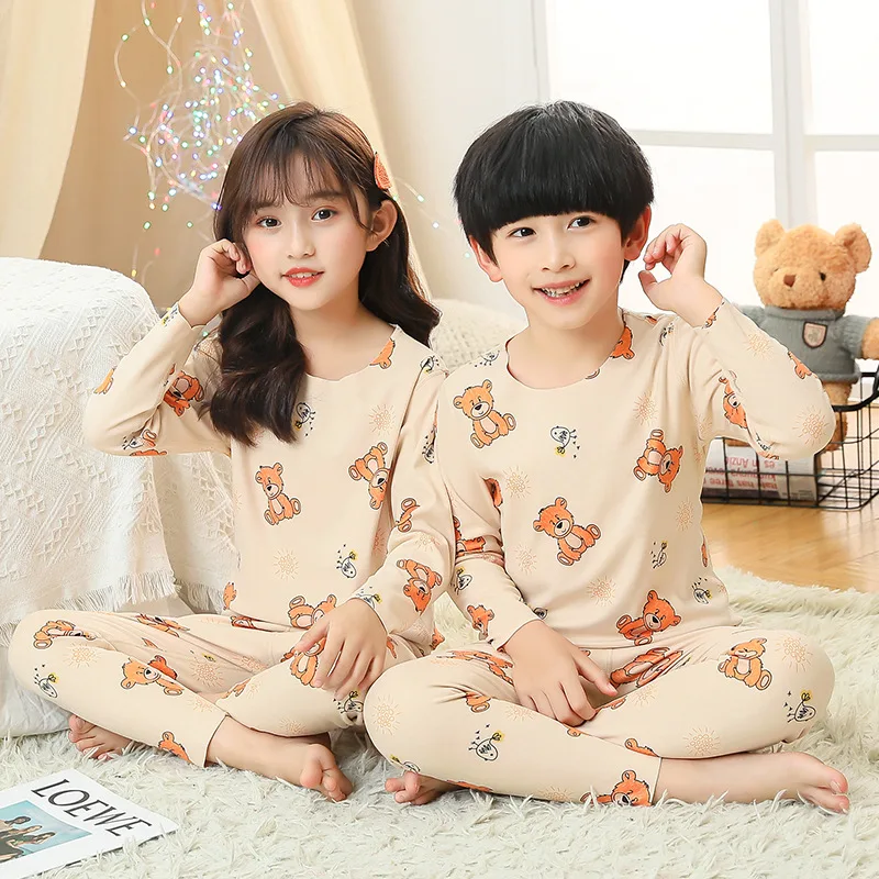 Seamless Thermal Kids Long Sleeve Autumn Winter Kids Thermal Underwear Set Teenage Boys Girl Pajamas Child Sleepwear 4 6 10 12y
Seamless Thermal Kids Long Sleeve Autumn Winter Kids Thermal Underwear Set Teenage Boys Girl Pajamas Child Sleepwear 4 6 10 12y