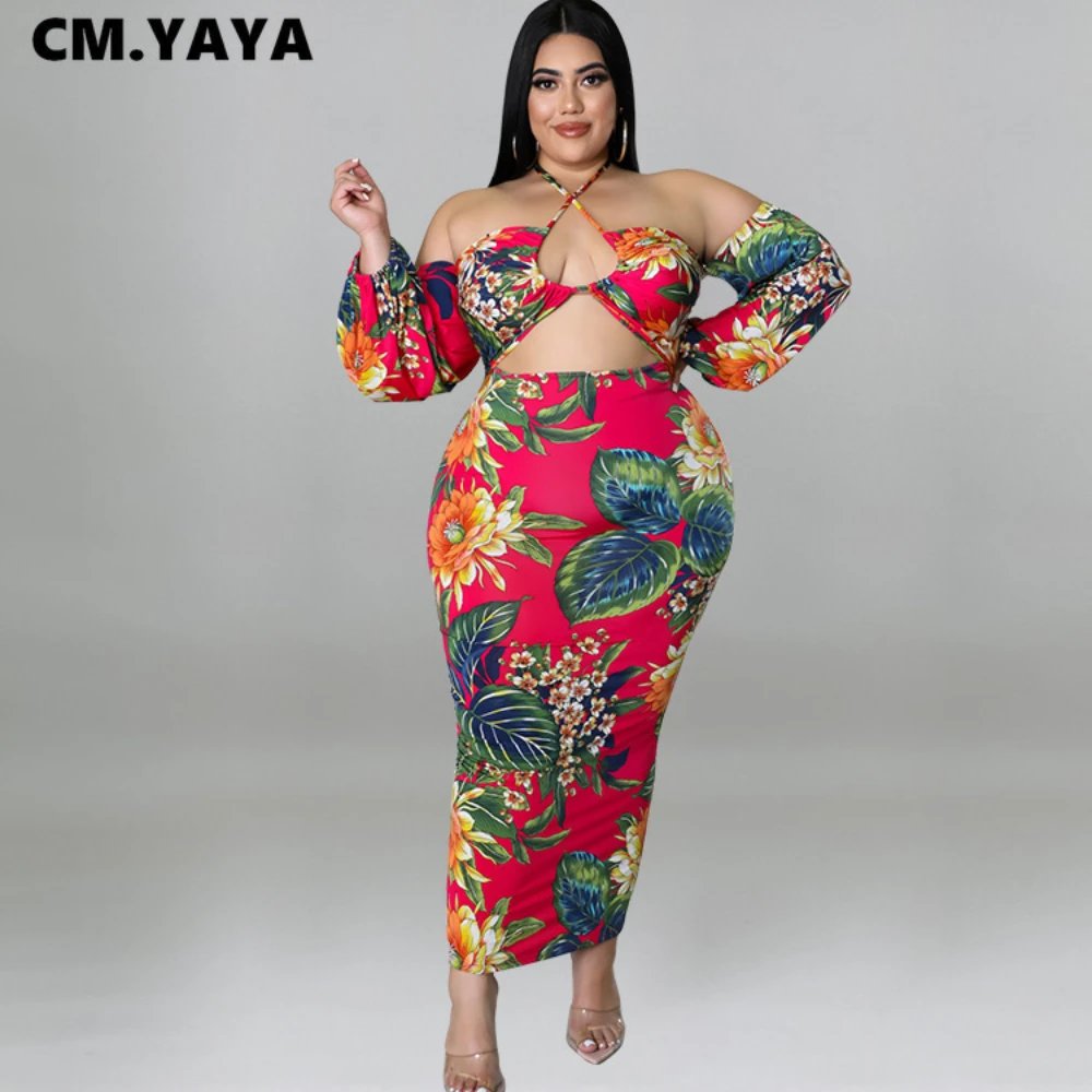 Женское платье-макси с открытыми плечами, цветочным принтом и лямкой на шее 
Женское платье-макси с открытыми плечами, цветочным принтом и лямкой на шее