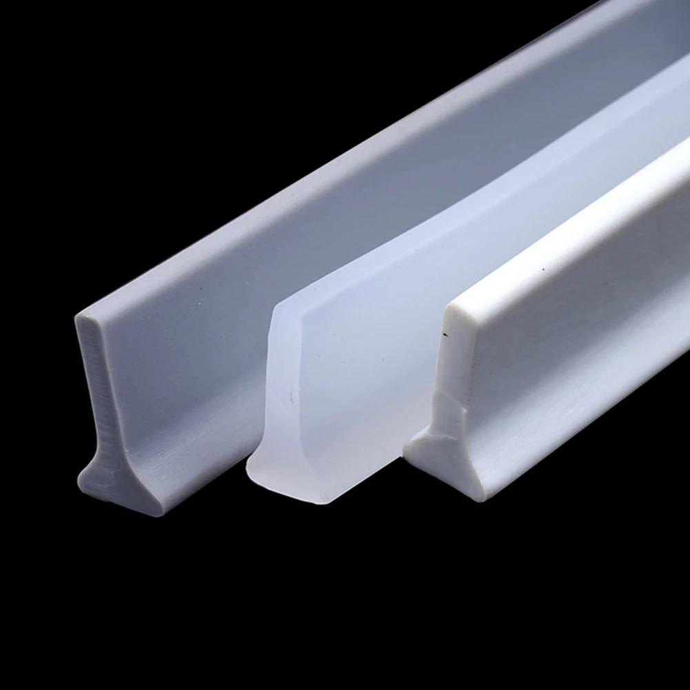 5M Bathroom Water Stopper Silicone Retaining Strip White/Gray/Transparent Water Shower Dam Flood Barrier Bathroom Parts
5M Bathroom Water Stopper Silicone Retaining Strip White/Gray/Transparent Water Shower Dam Flood Barrier Bathroom Parts