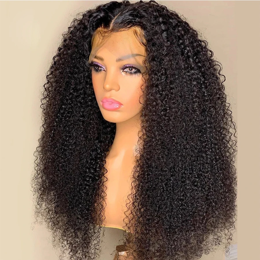 Soft 26 inch Long Kinky Curly Lace Front Wigs For Women Babyhair Glueless PrePlucked Natural Black Hairline Glueless Deep Part
Soft 26 inch Long Kinky Curly Lace Front Wigs For Women Babyhair Glueless PrePlucked Natural Black Hairline Glueless Deep Part