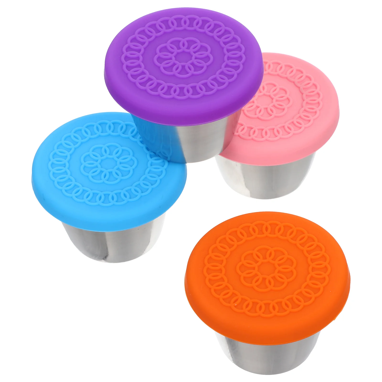 4 Pcs Sauce Container Lid Sauce Dishes Ketchup Cups Condiment Snack Cups Silica Gel Seasoning Dishes Baby
4 Pcs Sauce Container Lid Sauce Dishes Ketchup Cups Condiment Snack Cups Silica Gel Seasoning Dishes Baby