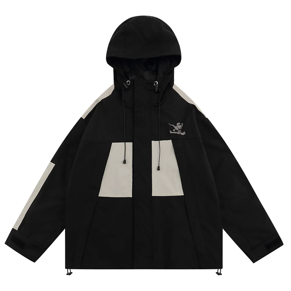 Vintage Patchwork Jackets Men Autumn College Style Hooded Bomber Jacket Couple Casual Zipper Coat Sport Windbreaker Streetwear
Vintage Patchwork Jackets Men Autumn College Style Hooded Bomber Jacket Couple Casual Zipper Coat Sport Windbreaker Streetwear