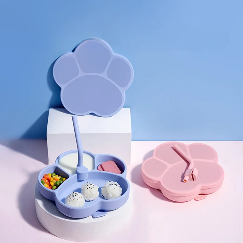 Cat Claw Silicone Dining Plate Baby Supplementary Food Silicone Baby Tableware Bowl Spoon Three Piece Set Silicone Dining Plate 
Cat Claw Silicone Dining Plate Baby Supplementary Food Silicone Baby Tableware Bowl Spoon Three Piece Set Silicone Dining Plate