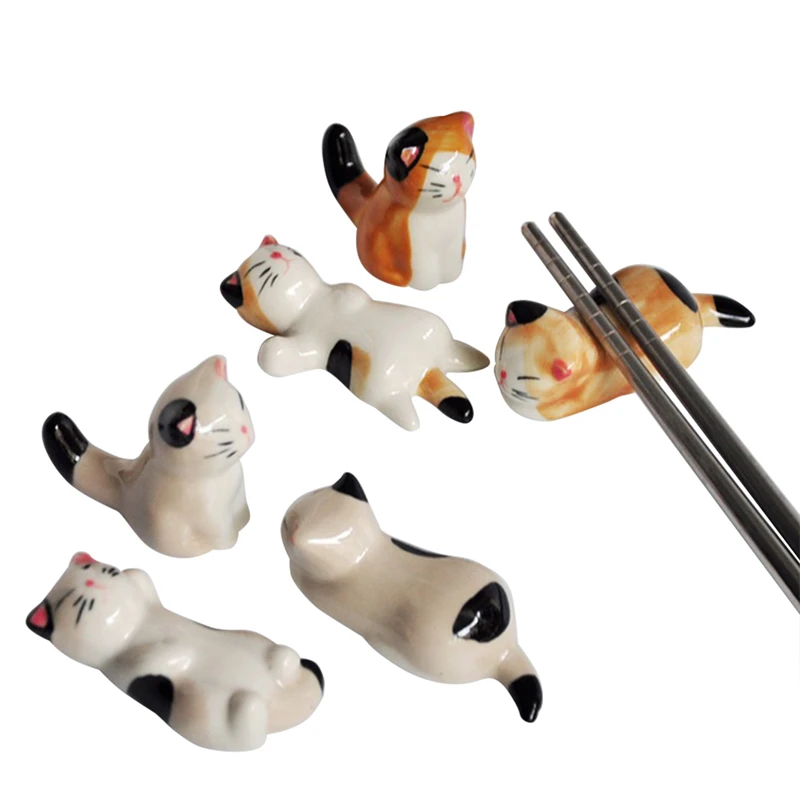 1Pcs Cute Cat Ceramic Chopsticks Holder Stand fine Design Chopstick Rack Pillow Care Rest Japanese Style Kitchen Tableware Tools
1Pcs Cute Cat Ceramic Chopsticks Holder Stand fine Design Chopstick Rack Pillow Care Rest Japanese Style Kitchen Tableware Tools
