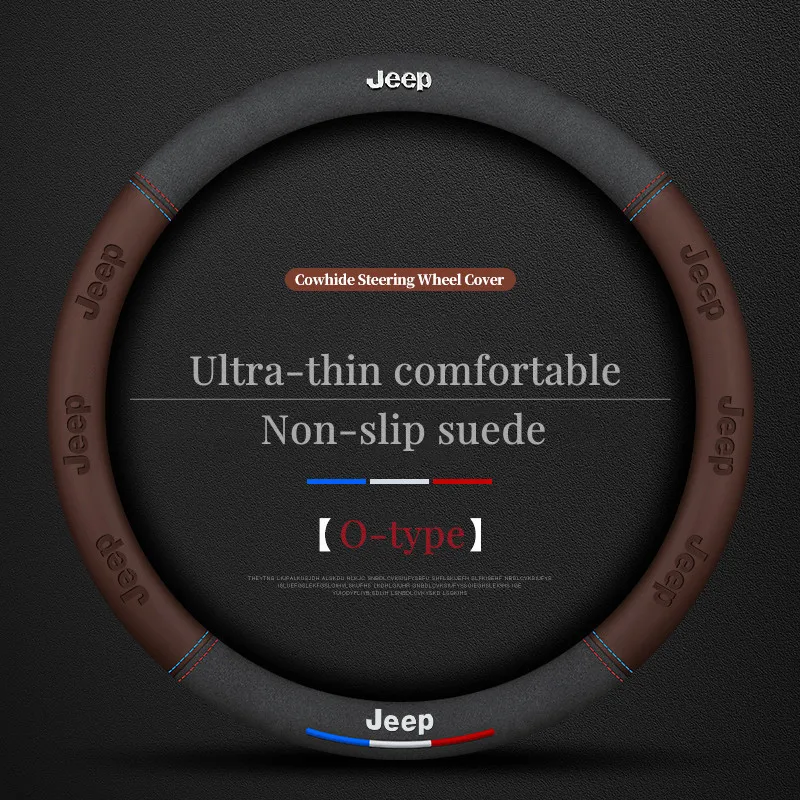Auto Suede Steering Wheel Cover For Jeep Wrangler Grand Cherokee Renegade Compass Gladiator Liberty Patriot Wagoneer Accessories
Auto Suede Steering Wheel Cover For Jeep Wrangler Grand Cherokee Renegade Compass Gladiator Liberty Patriot Wagoneer Accessories