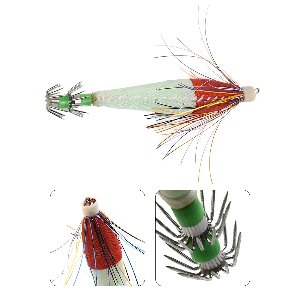 Squid Hook Jigs Fishing Lures Wooden Shrimp Plastic Practical Universal Fake Bait Fish Hook Fishing Bait Durable
Squid Hook Jigs Fishing Lures Wooden Shrimp Plastic Practical Universal Fake Bait Fish Hook Fishing Bait Durable