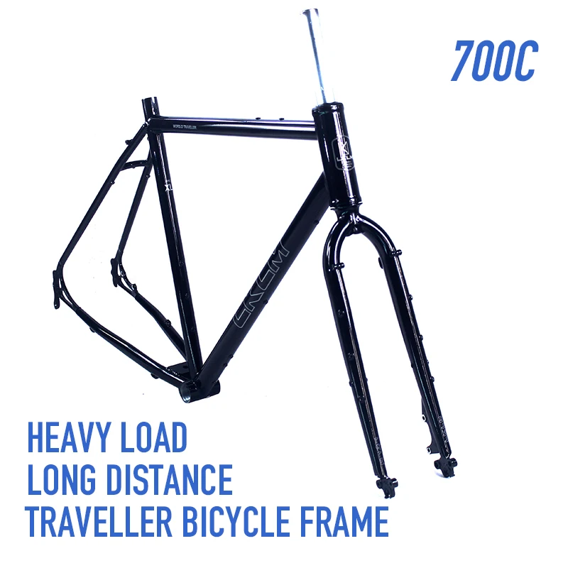 700C Touring Bicycle Long-Distance Reynolds 725 Steel Frame Heavy-duty 44 48 52cm Cruising Travel Bike High Load Bikepacking
700C Touring Bicycle Long-Distance Reynolds 725 Steel Frame Heavy-duty 44 48 52cm Cruising Travel Bike High Load Bikepacking