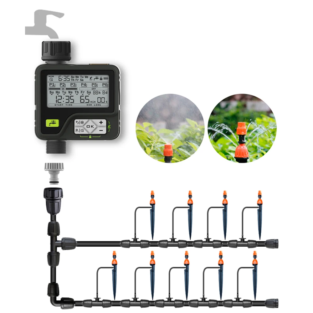 New Arrive Electronic Large LCD Display Automatic Irrigation System Garden Water Timer With 3/4 1/2 Hose Tap Connection
New Arrive Electronic Large LCD Display Automatic Irrigation System Garden Water Timer With 3/4 1/2 Hose Tap Connection